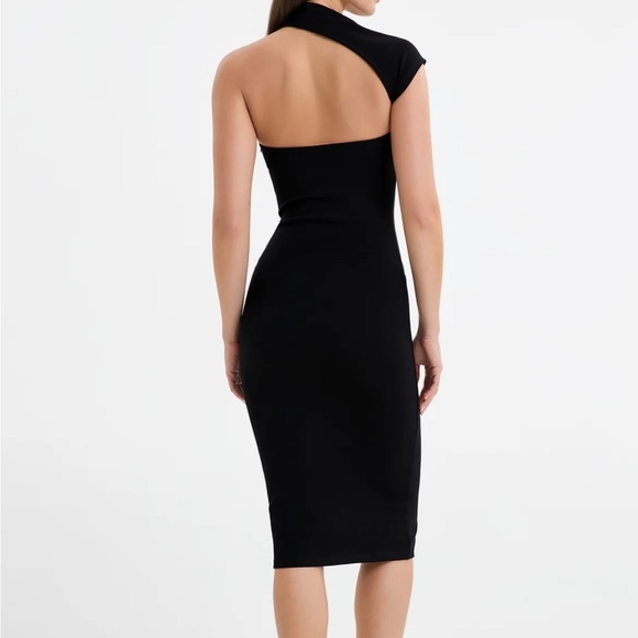 Marcella Manhattan Black Sleeveless Midi Dress NWT - Picture 7 of 8